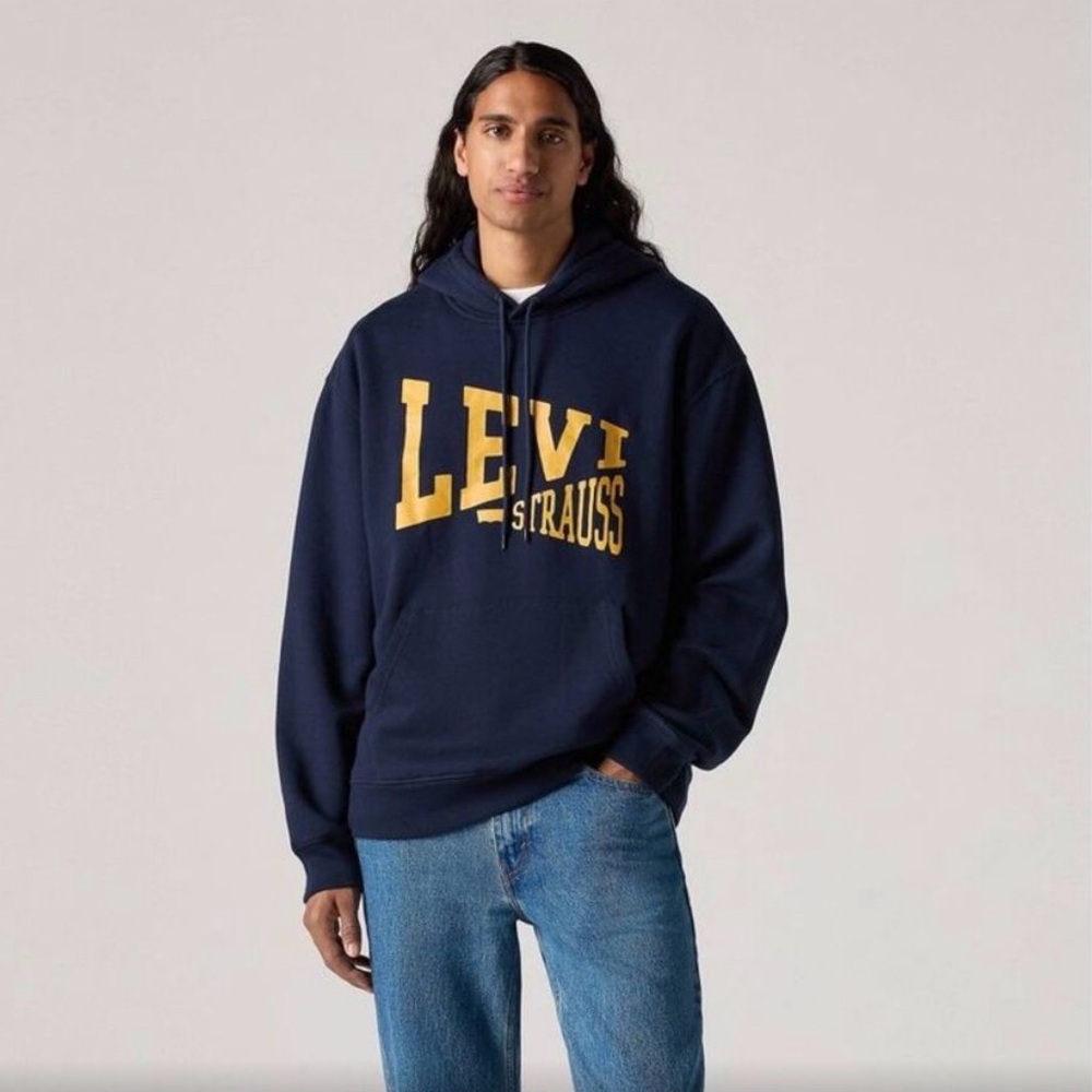 Levi's -  Men's Logo Hooded Relaxed Fit Sweatshirt